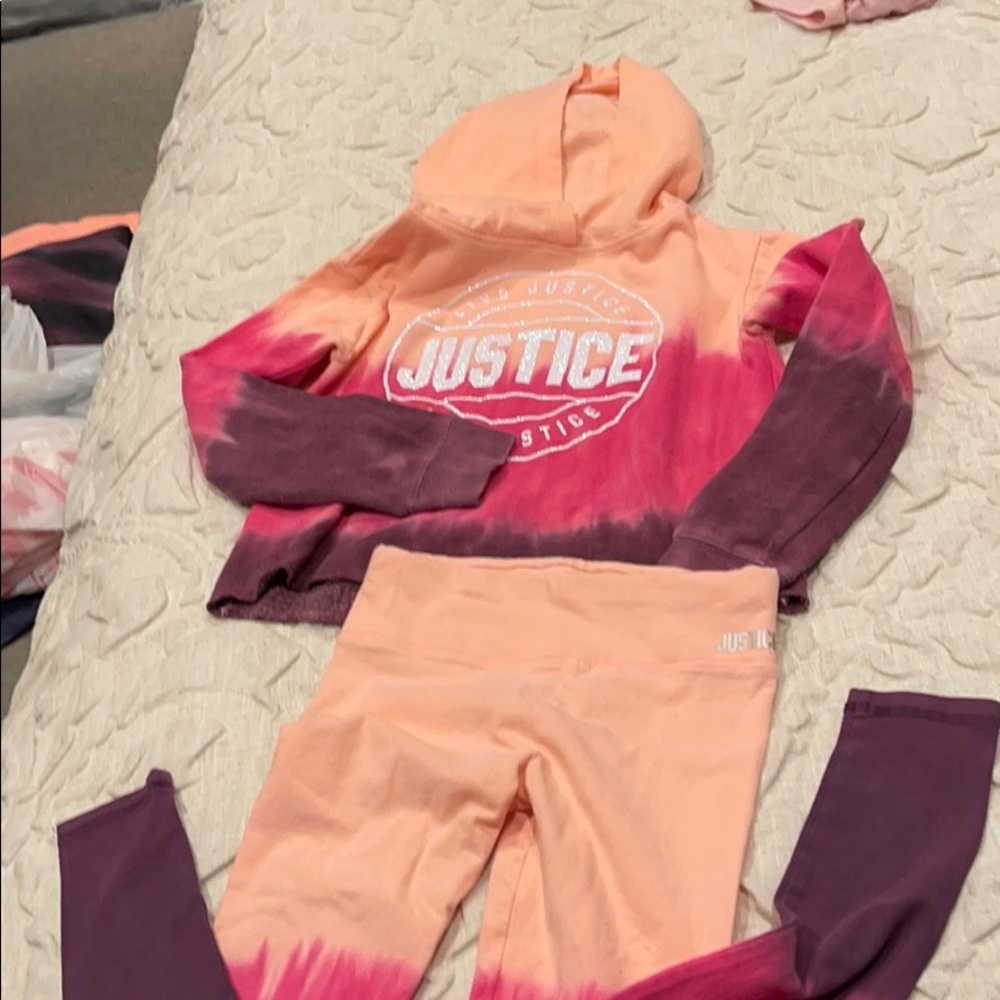 Matching Justice active set for girls in size 10